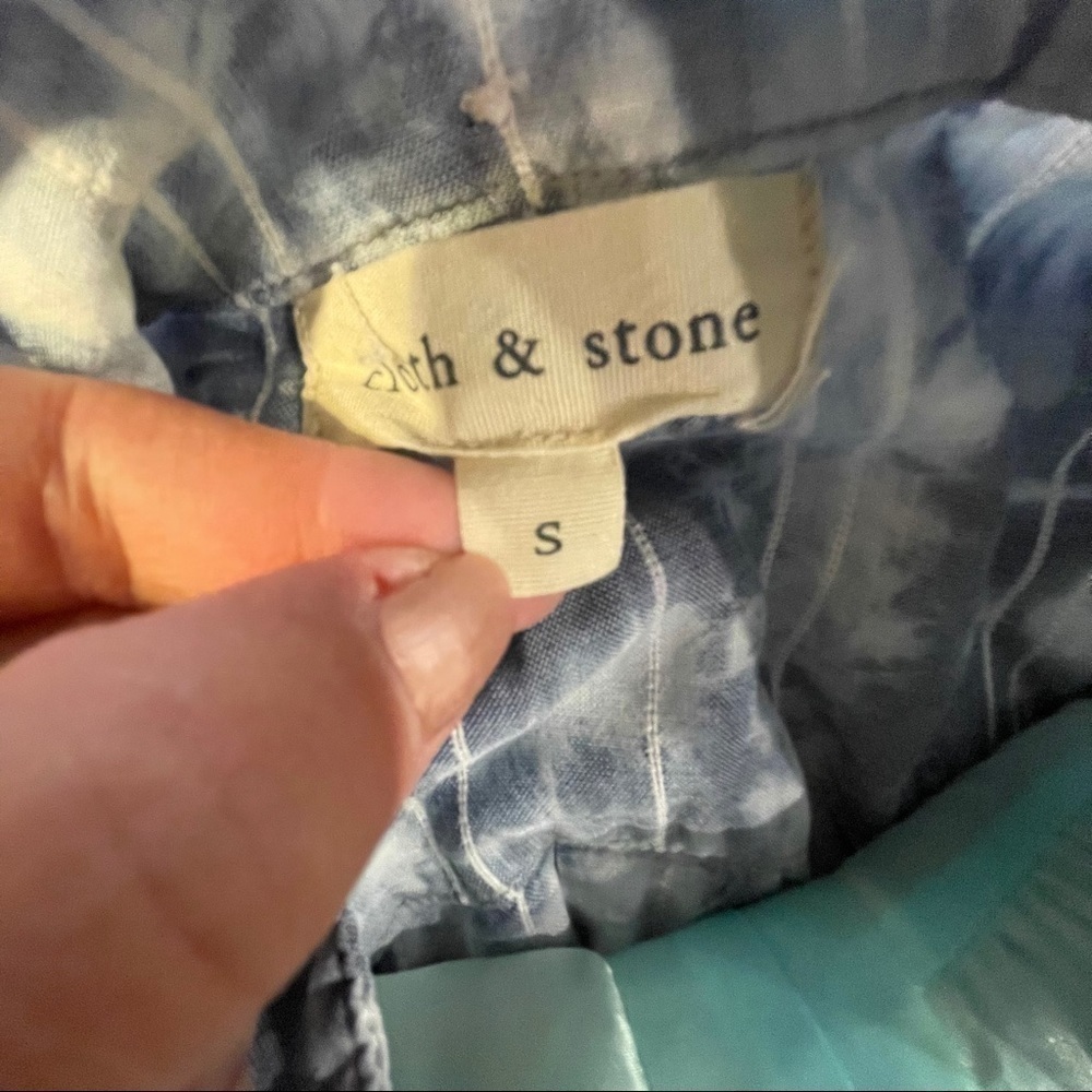 Anthropologie Cloth & Stone Robyn Tie Dye Top - Picture 4 of 8